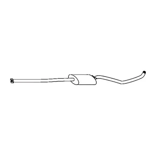 Unbranded Standard Replacement Exhaust for Holden Caprice (04/1995 - 0 product image