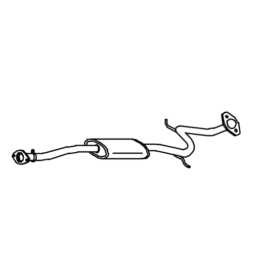 Unbranded Standard Replacement Exhaust for Ford Laser (08/1989 - 2006) product image