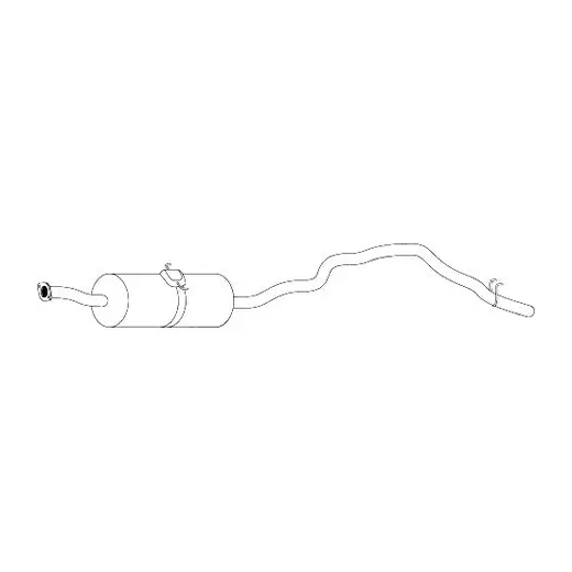 Unbranded Standard Replacement Exhaust for Toyota Hiace (01/1989 - 02/ product image
