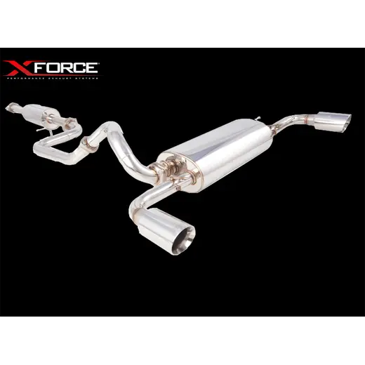 Mazda 3 SP25 Hatch 2010 on 2 5 CAT Back with Varex Middle Muffler SS product image