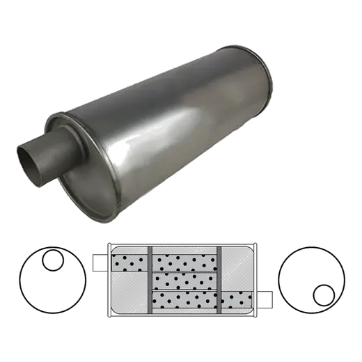 6" Round, 18" Long, 2" Offset/Offset - Right Hand Rotation product image
