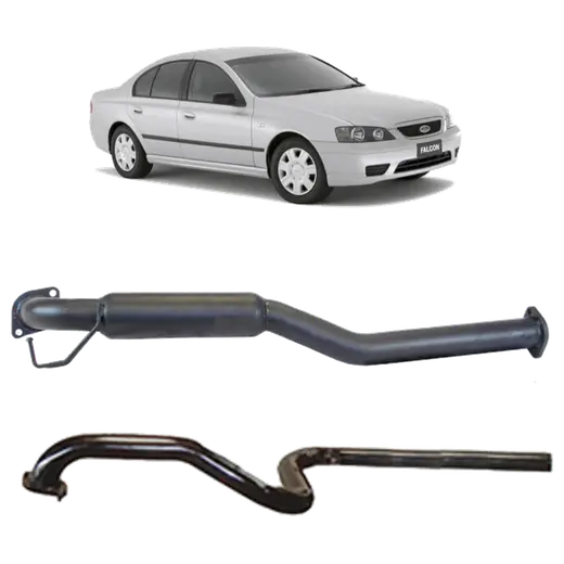 Redback 2 5 Catback Exhaust with Hotdog Centre and Single Outlet Rear Muffler DE product image