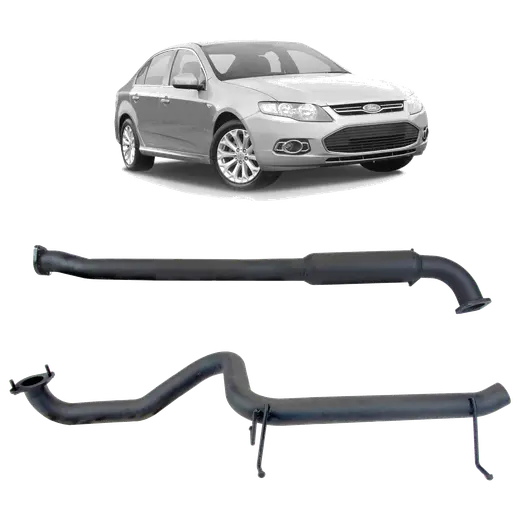 Redback Exhaust 2 5 System with Hotdog Centre and Rear Muffler Delete to Suit FO product image