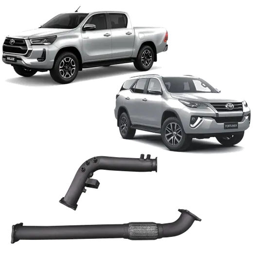 Redback Extreme Duty Exhaust DPF Adaptor KIT for Toyota Hilux Fortuner 07 2015 O product image