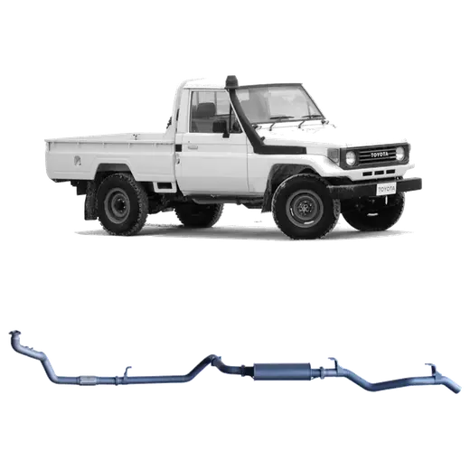 Redback Extreme Duty Exhaust for Toyota Landcruiser 78 Series 01 1990 01 2007 to product image