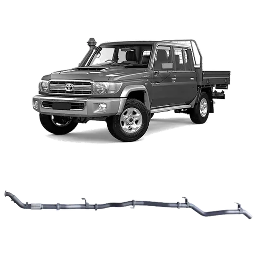Redback Extreme Duty Exhaust for Toyota Landcruiser 79 Series Double CAB with DP product image