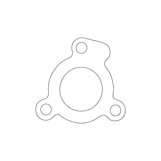Redback Gaskets Flange to Suit Ford Festiva 10 1991 12 1997 Capri 09 1989 07 199 product image