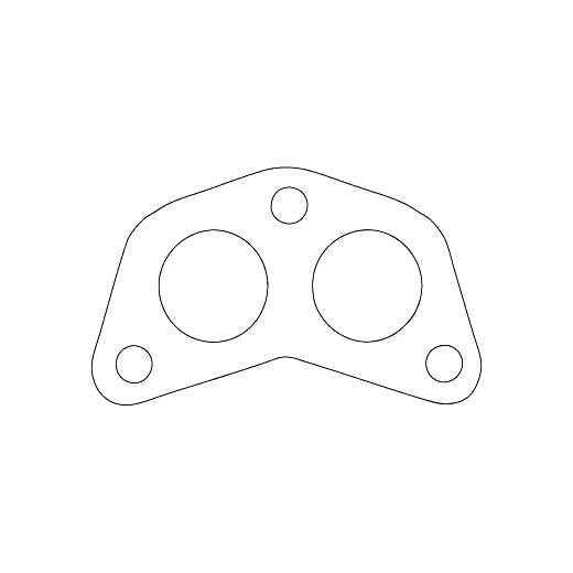 Redback Gaskets Flange to Suit Land Rover Range Rover 11 1988 07 1994 Suzuki SJ product image