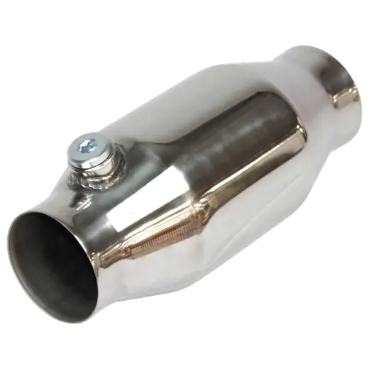 Redback High Flow Catalytic Converter Petrol Euro II 2 1 2 Cpsi 50 Polished product image