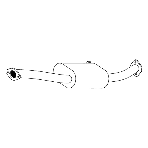 Redback Mufflers Bolt on to Suit Nissan Patrol 10 2001 12 2012 product image