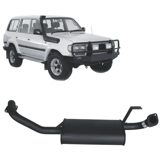 Redback Performance Centre Muffler Assembly to Suit Toyota Landcruiser 80 Series product image