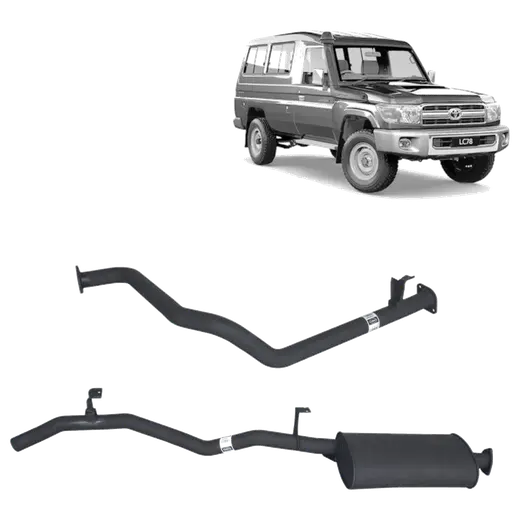 Redback Performance Exhaust System for Toyota Landcruiser 75 78 Series 4 2L 1HZ product image