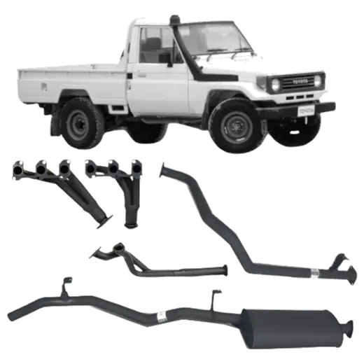 Redback Performance Headers and Exhaust for Toyota Landcruiser 75 and 78 Series product image