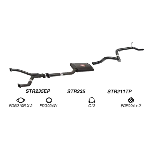 Redback Sports System to Suit Ford Fairmont 01 1991 01 1998 Falcon 01 1991 01 20 product image