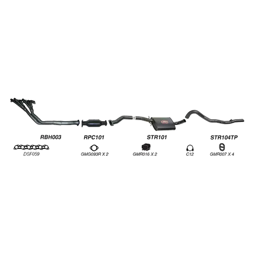 Redback Sports System to Suit Holden Calais 01 1986 01 1988 Commodore 01 1986 01 product image