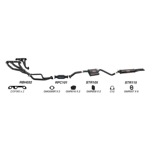 Redback Sports System to Suit Holden Calais 01 1988 01 1995 Commodore 01 1988 01 product image