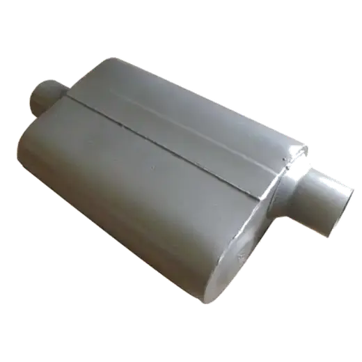2.5" Race Muffler 9X4 14 C/O Fully Welded product image