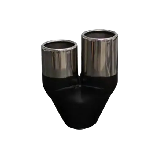 Redback Twin Exhaust Tip 2.25" Inlet Twin 2.5" Outlet Rolled In Stagge product image