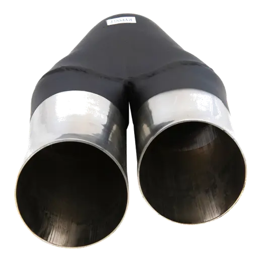 Y-PIECE DPL 2 1/4" IN 2 X 3' OUT 9" LONG REDBACK304 SS product image