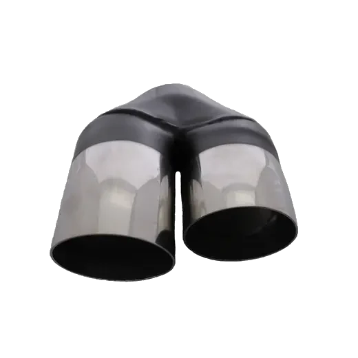 Y-PIECE SC STEPPED 2 1/4" IN 2 X3" OUT 9" LONG REDBACK304 SS product image