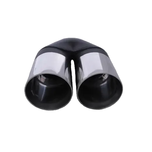 Dual 3.5" Stainless Steel Exhaust Tip Straight Cut Double wall product image