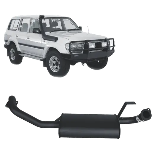Redback Performance Tailpipe Assembly for Toyota Landcruiser 80 Series product image