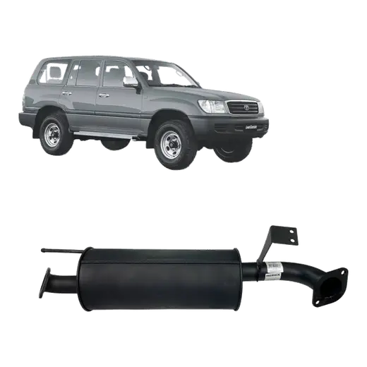 Redback Performance Centre Muffler Assembly for Toyota Landcruiser 105 product image