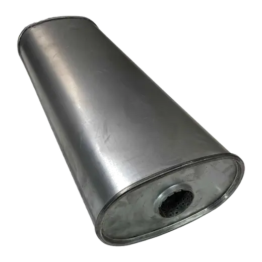 Redback Megaflow muffler 2" Pipe, 8x5" Oval, 23" Long, Centre/Centre product image