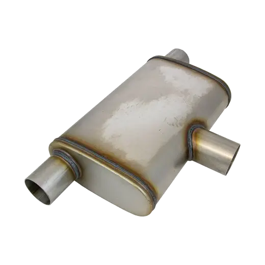 2.5" East West Performance Muffler ( 14" Long, 9" x 4", Centre 2.5" In product image