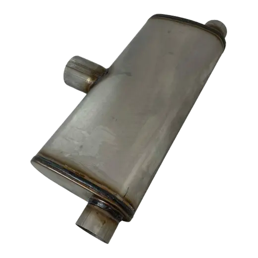 Single 3" In Twin 2.5" Out 20" Mega Flow 409 Stainless Centre in twin product image