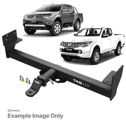 TAG Heavy Duty Towbar &amp; Direct Fit Wiring for Mitsubishi Triton ML MN product image