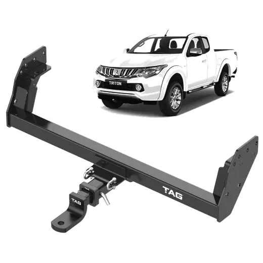 TAG Heavy Duty Towbar &amp; Direct Fit Wiring for Mitsubishi Triton ML Ute product image
