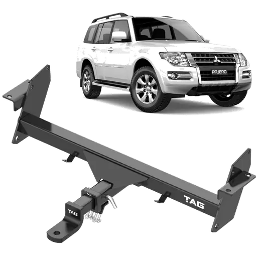 TAG Heavy Duty Towbar &amp; Direct Fit Wiring Kit for Mitsubishi Pajero NM product image