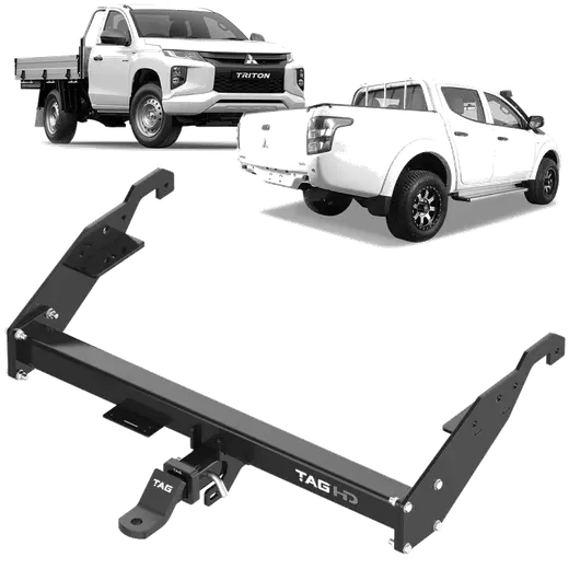 TAG Heavy Duty Towbar & Direct Fit Wiring Kit for Mitsubishi Triton MQ product image