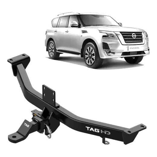 TAG Heavy Duty Towbar &amp; Direct Fit Wiring For Nissan Y62 Patrol Series product image