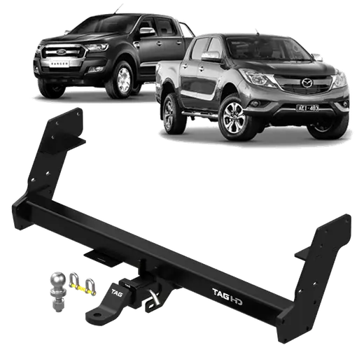 TAG Heavy Duty Towbar &amp; Direct Fit Wiring Kit for Ford Ranger PX2 PX3 product image
