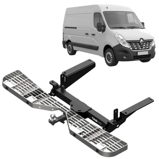 TAG Rear Step &amp; Towbar for Renault Master FWD Vehicles (10/2011 - on) product image