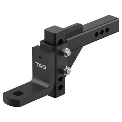 TAG Adjustable Heavy Duty TOW Ball Mount 90 Face 50MM Square Hitch 174MM Drop 19 product image
