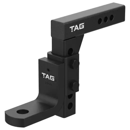 TAG Adjustable Heavy Duty TOW Ball Mount 90 Face 50MM Square Hitch product image