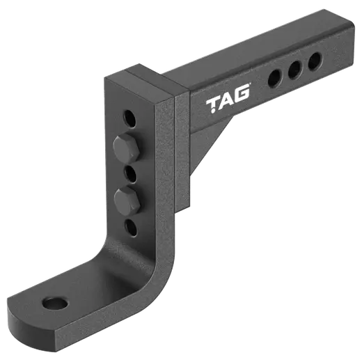 TAG Adjustable TOW Ball Mount 297MM Long 90 Face 50MM Square Hitch product image