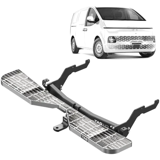 TAG Rear Step and Towbar for Hyundai Staria 01 2021 on product image