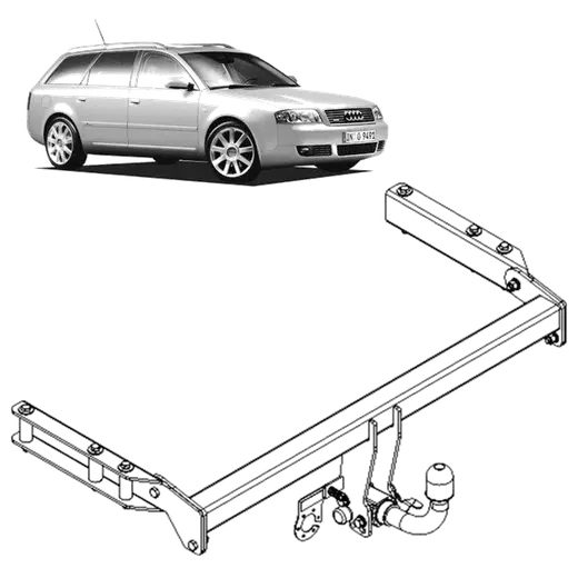 TAG Towbars European Style Tongue to Suit Audi A6 11 1997 01 2005 product image
