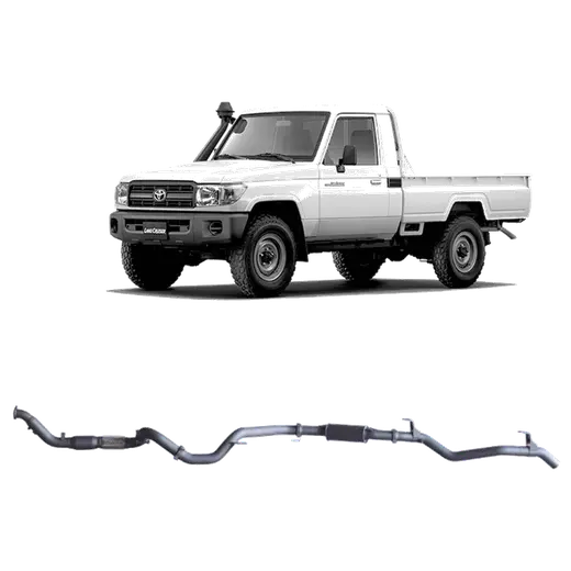 Redback Extreme Duty Exhaust for Toyota Landcruiser 79 Series Single C product image