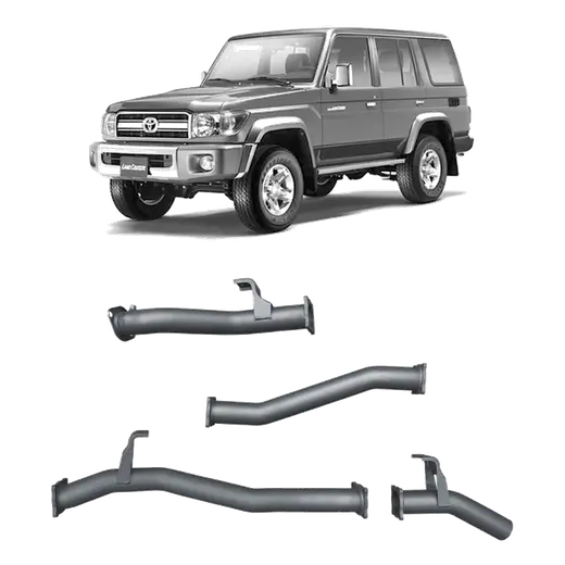 Redback Extreme Duty Exhaust for Toyota Landcruiser 76 Series Wagon (0 product image