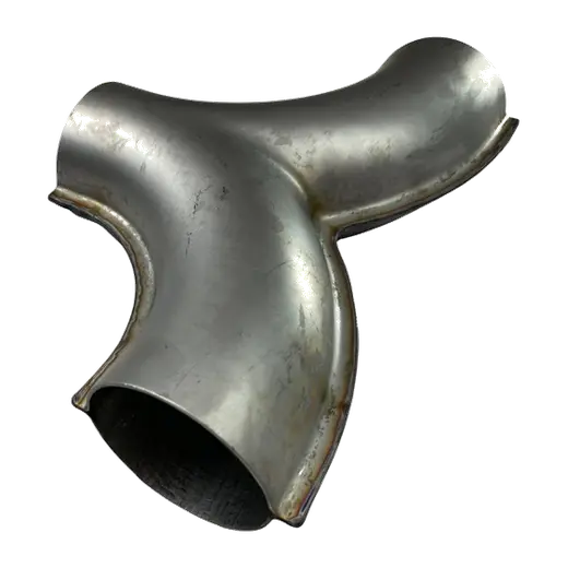T-Pipe Single 2 1/2" (63mm) In Twin 2 1/2" (63mm) Out 409 product image