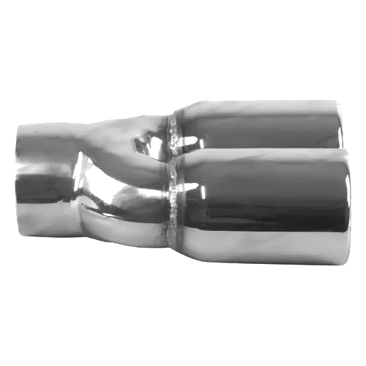 Y-Piece / Double Walled / Resonator /Straight Cut - In 2-1/2", Out 3", product image