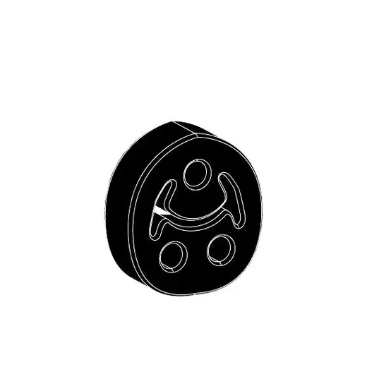 Redback Exhaust Rubber for Toyota Rav4 (09/1990 - 02/2006), Spacia (09 product image