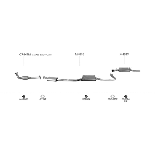 Unbranded Exhaust System for Ford LTD 06 1999 12 2002 product image