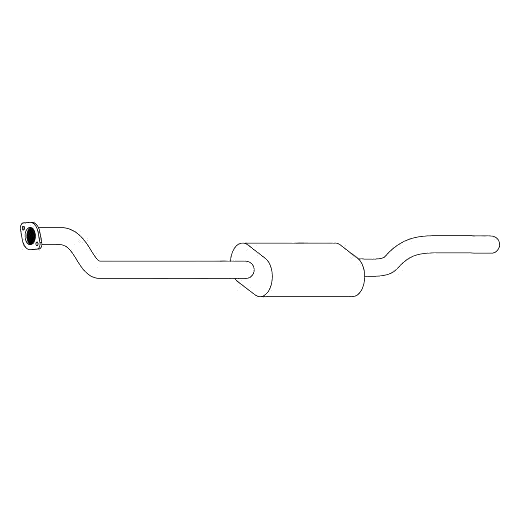 Unbranded Muffler for Holden Commodore 09 2002 08 2005 product image
