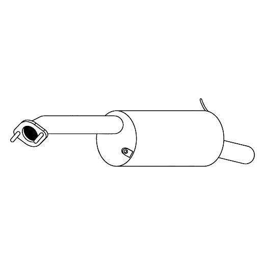 Unbranded Muffler for Mazda 323 Astina 09 1998 05 2004 323 Protege 05 1998 05 20 product image